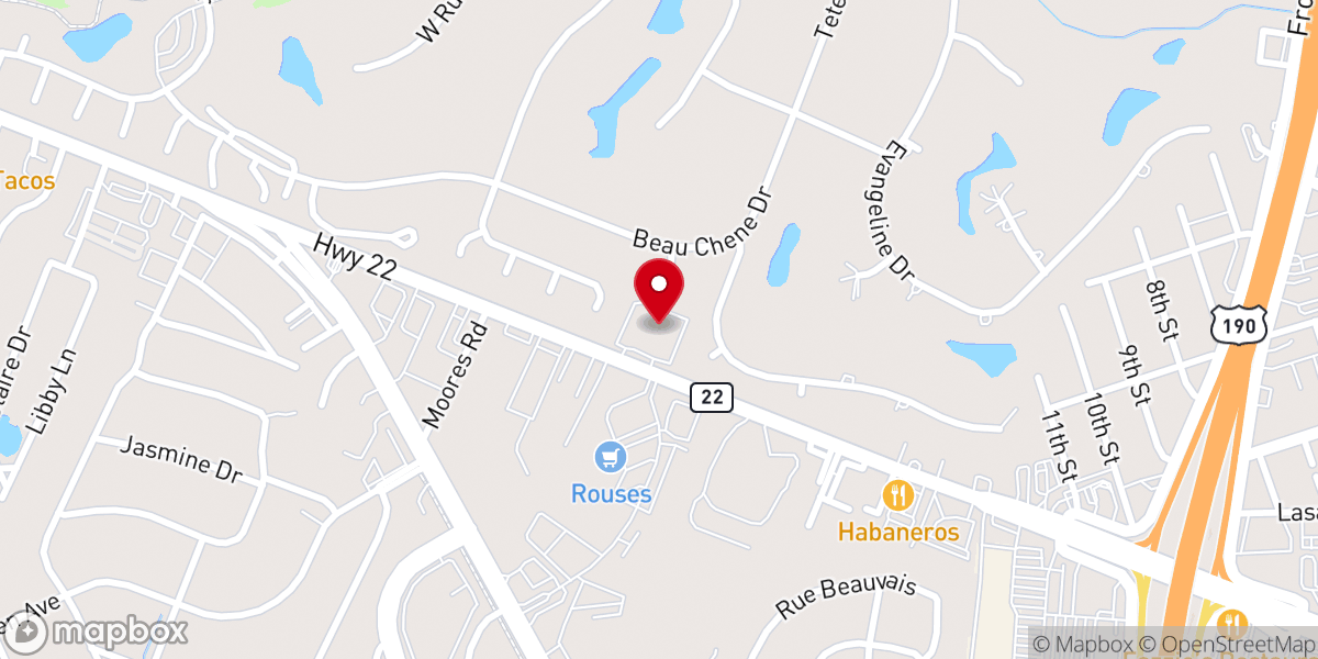 Map showing location of New Covenant Presbyterian Church and Weekday School (Christian Montessori)