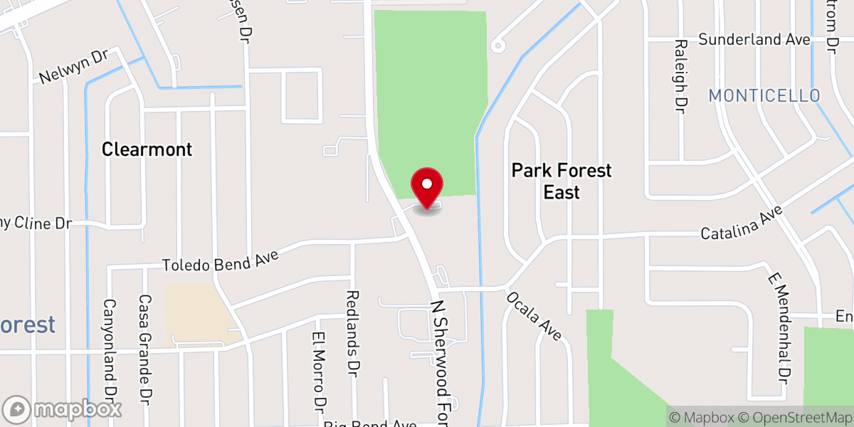 Map showing location of Living Word Church Baton Rouge