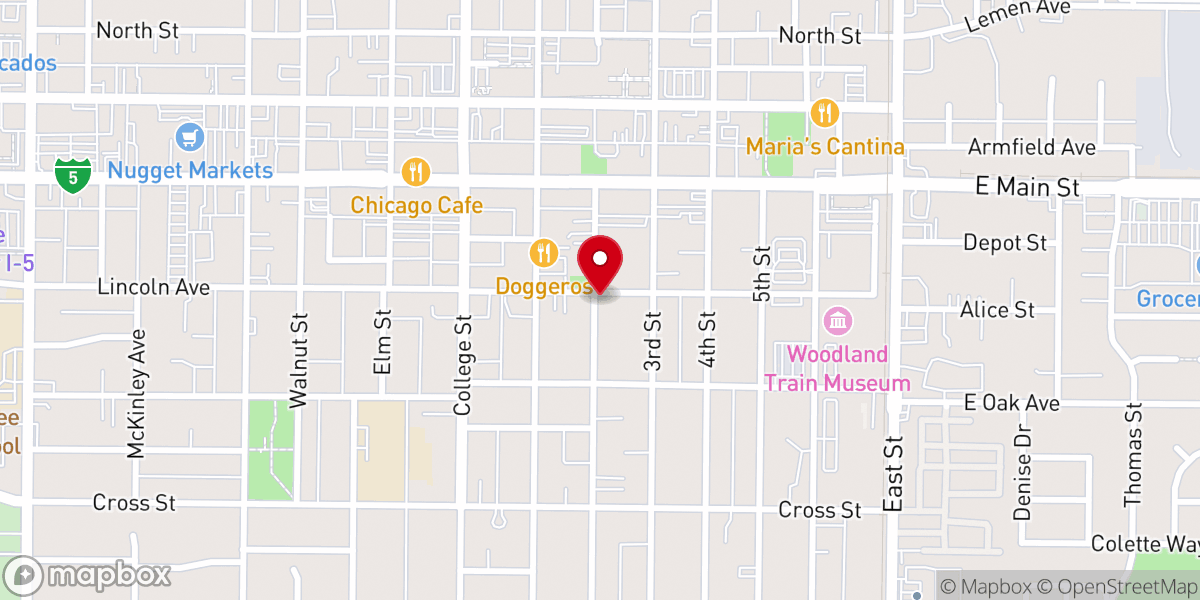 Map showing location of St. Luke’s Episcopal Church