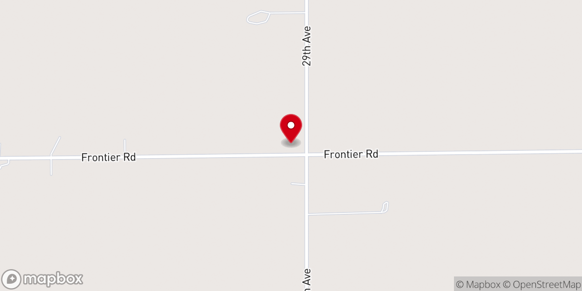 Map showing location of Spring Valley Mennonite Church