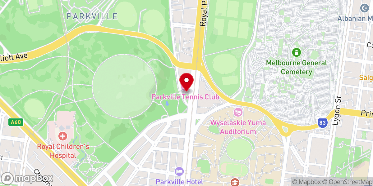 Map showing location of Melbourne Mar Thoma Church