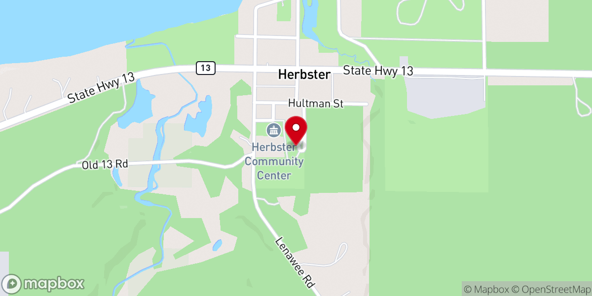 Map showing location of Town of Clover
