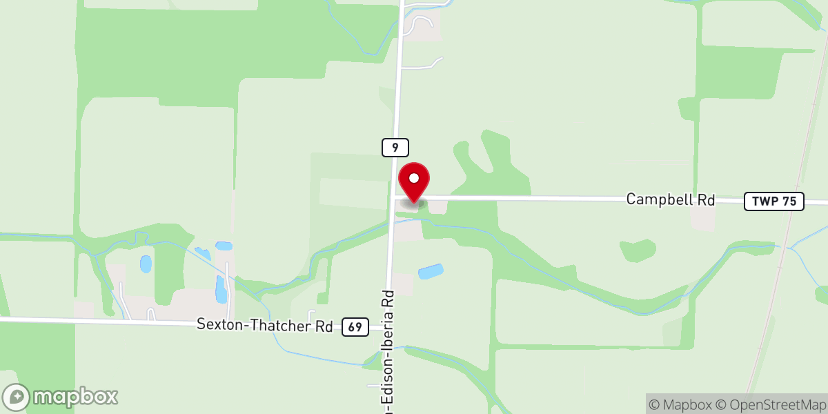 Map showing location of Boundary Road Church