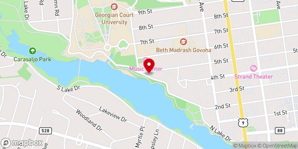 Map showing location of Christ United Methodist Church Urn Garden