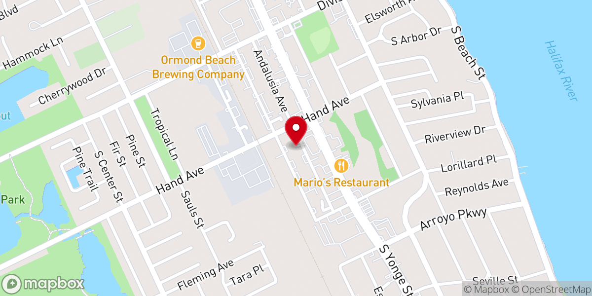 Map showing location of Jerry Doliner Food Bank - Food Distribution Center