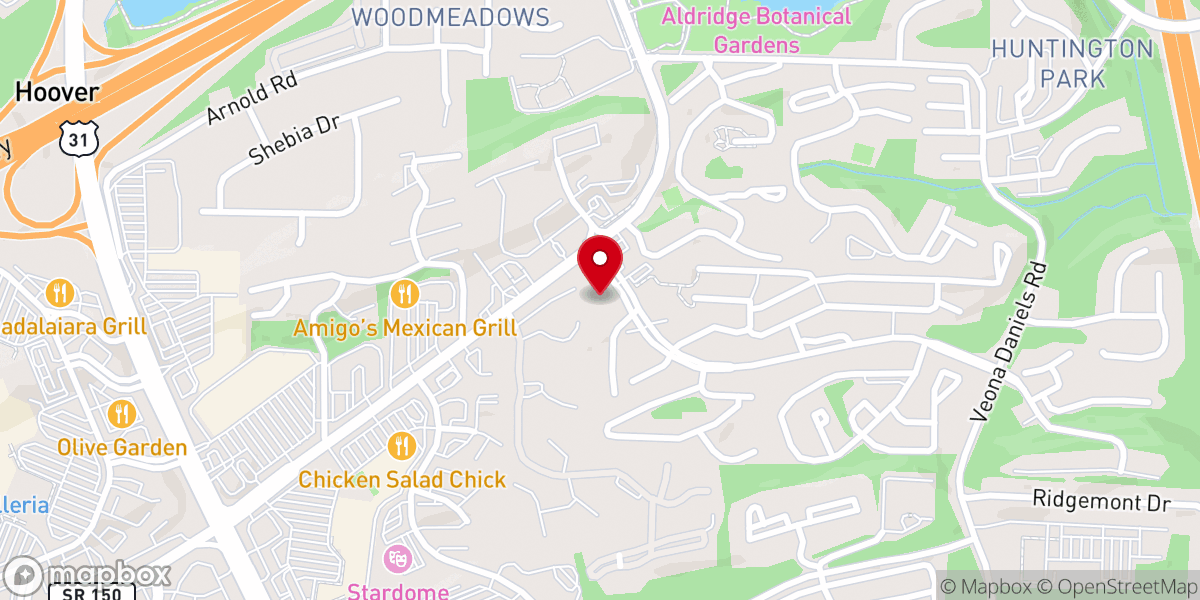 Map showing location of Canvas Church