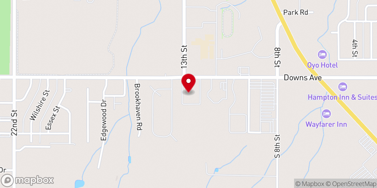 Map showing location of Bluesage Estates