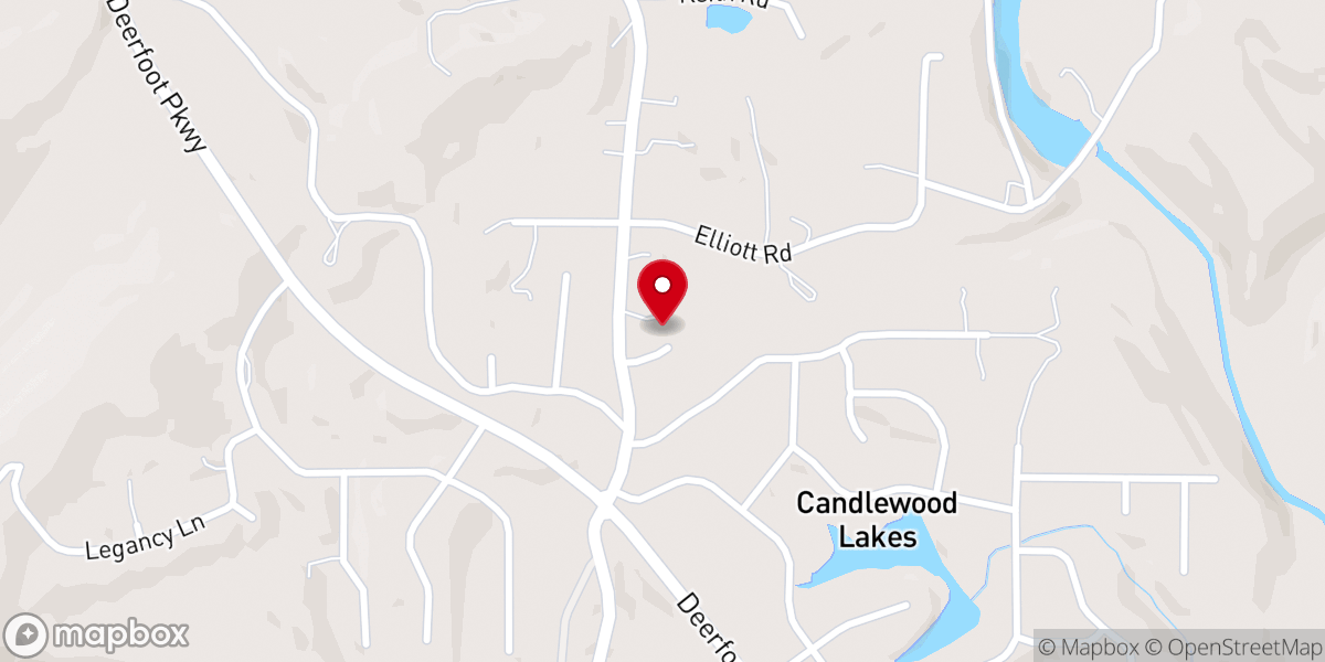 Map showing location of Clay Baptist Church
