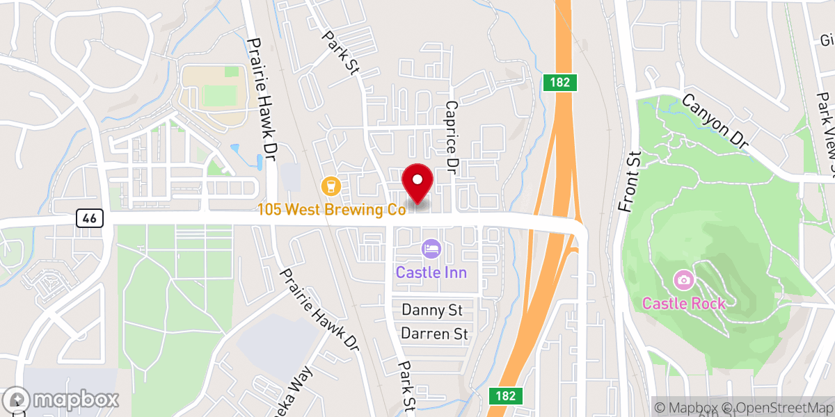 Map showing location of Faith Church Colorado