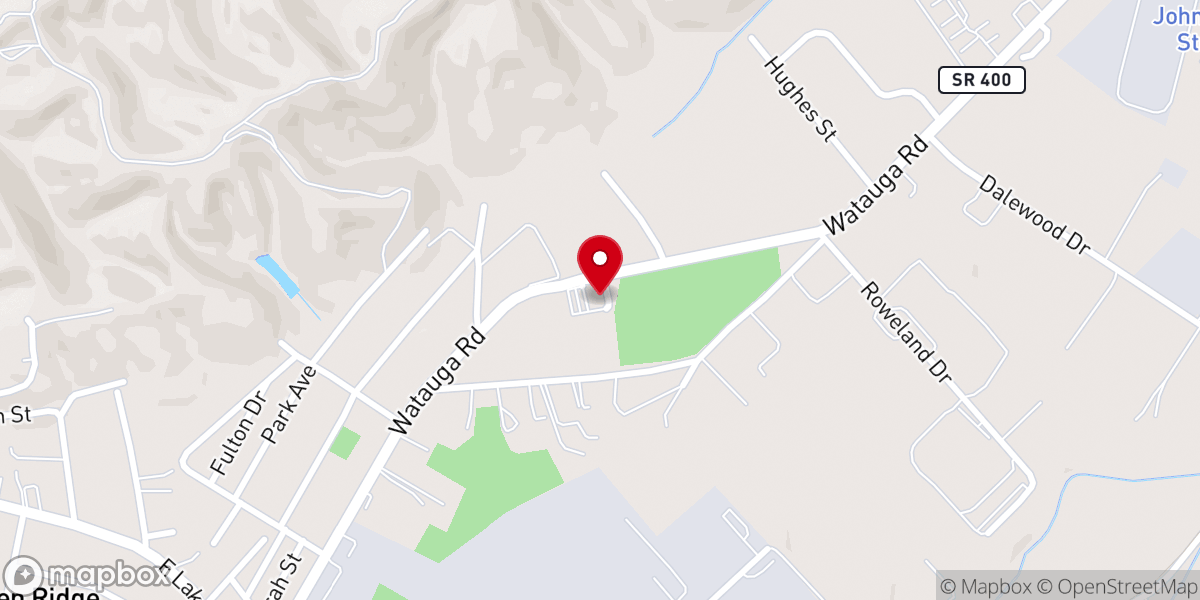 Map showing location of Lynnwood Christian Church