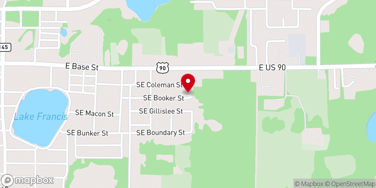 Map showing location of Morningstar MB Church