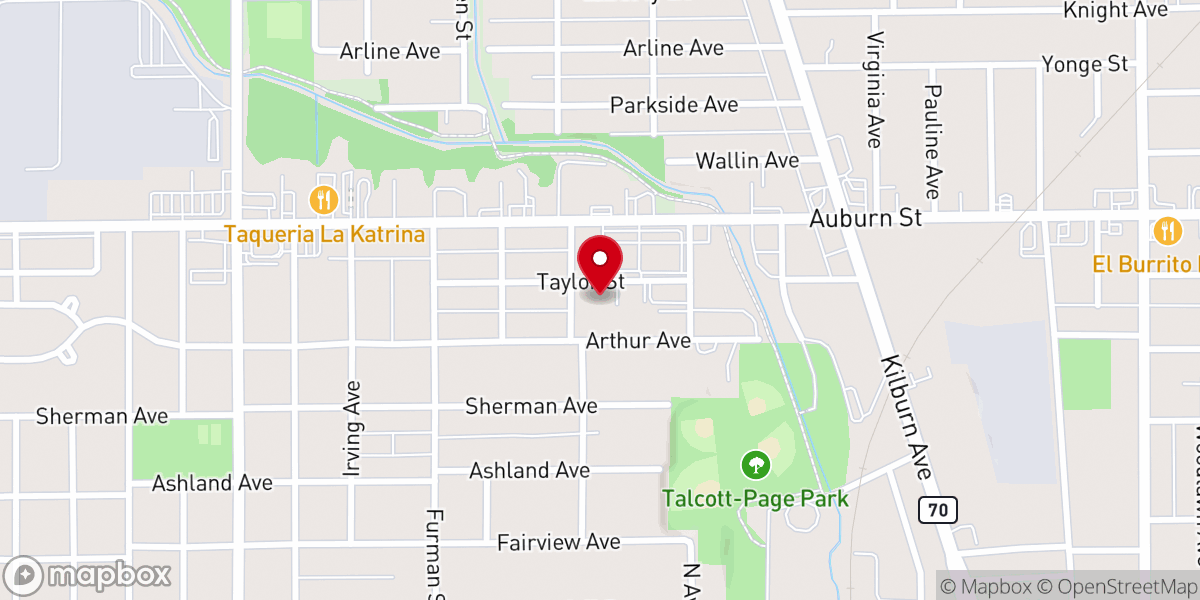 Map showing location of Ephesians Missionary Baptist