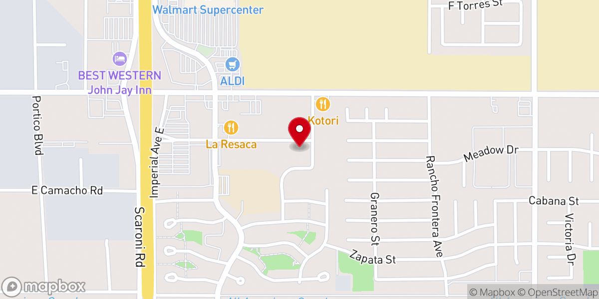 Map showing location of Iglesia Sola Gracia