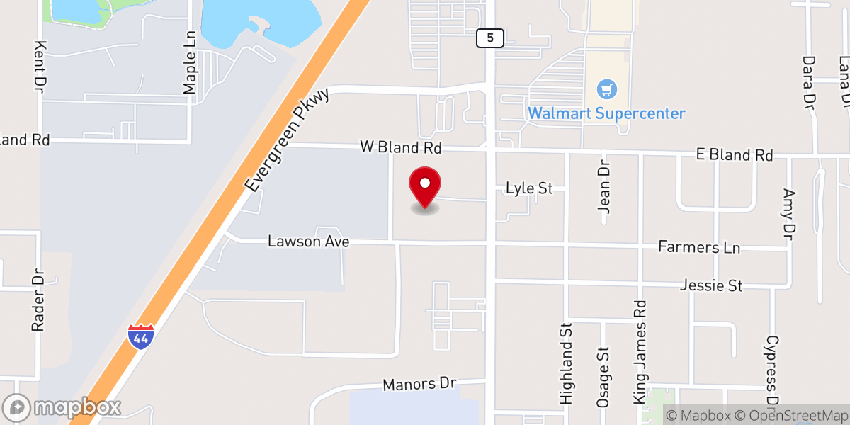 Map showing location of Crosslines Ministry