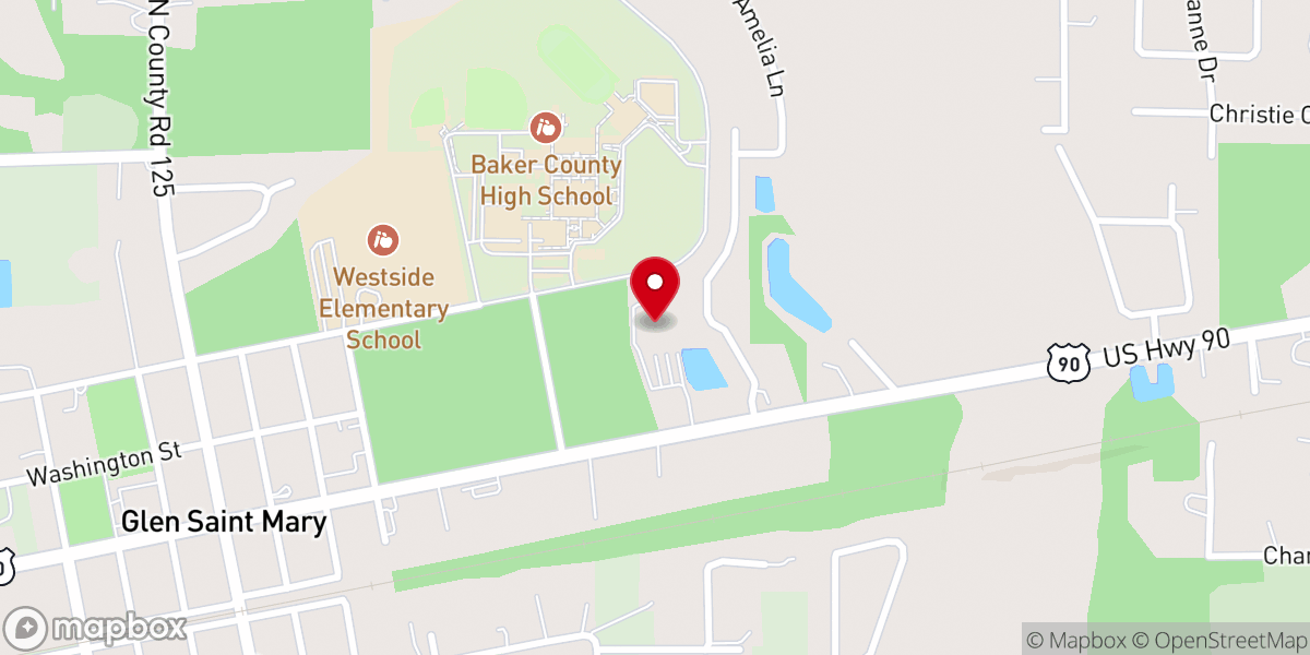 Map showing location of Hagan Ace Hardware