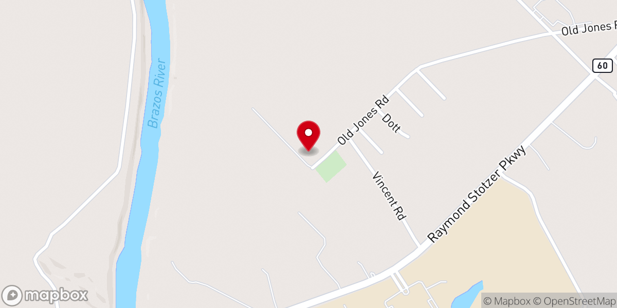 Map showing location of Clayton Baptist Church