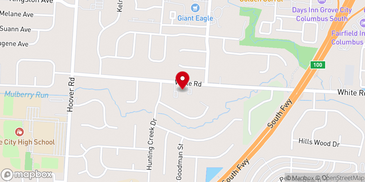 Map showing location of Beautiful Savior Lutheran Church & School