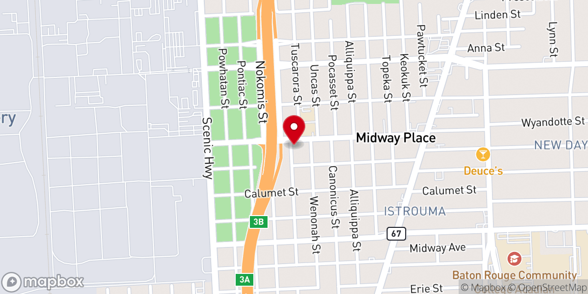 Map showing location of Church of the Lord Jesus Christian