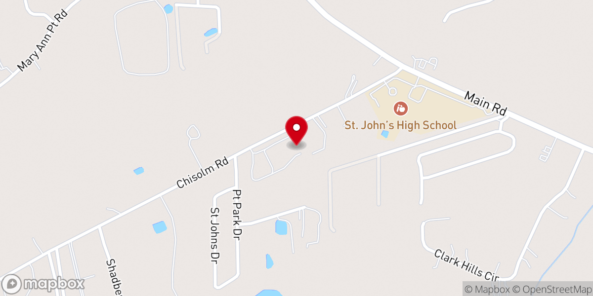 Map showing location of Angel Oak Elementary School