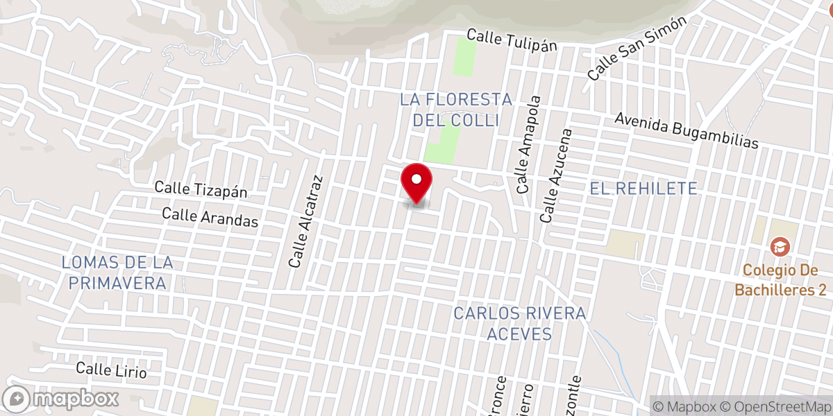 Map showing location of Iglesia Cristiana Bautista Emaus