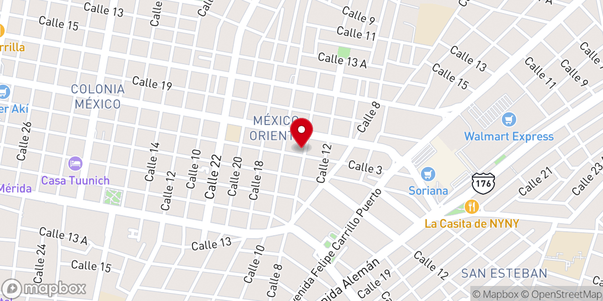 Map showing location of Centro Cristiano Gólgota Asambleas de Dios