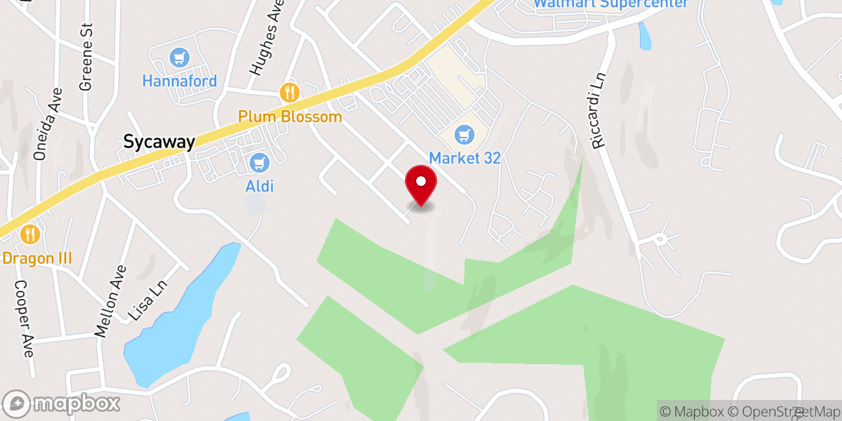 Map showing location of Redeeming Love Church