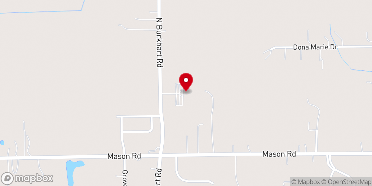 Map showing location of Heart of the Shepherd Lutheran Church, Howell