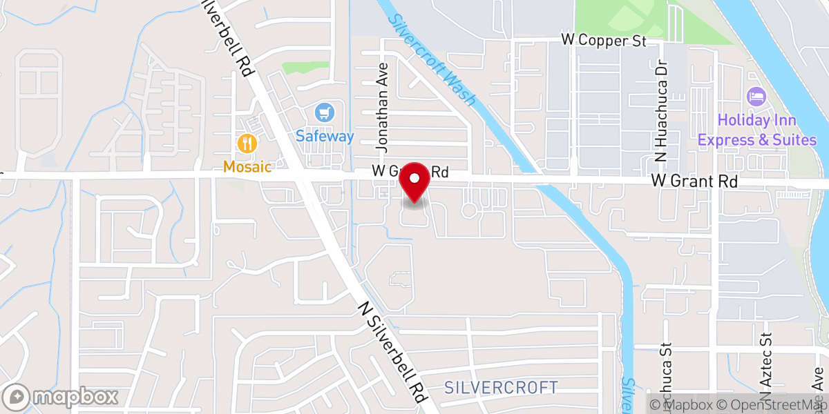 Map showing location of Straight Paths Baptist Church