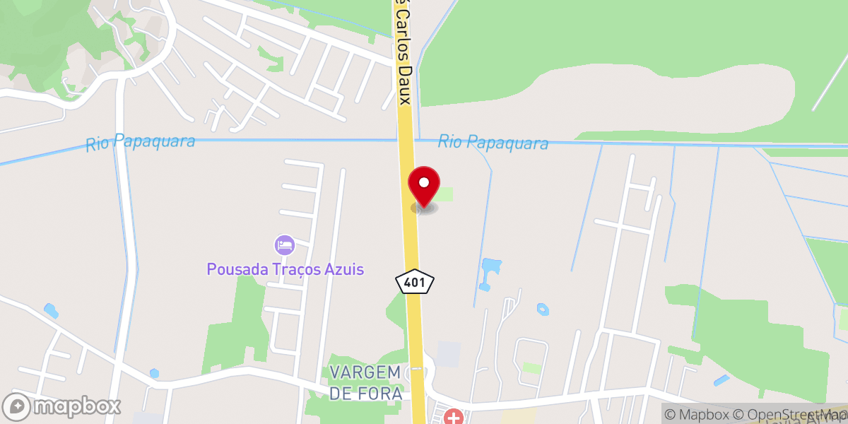 Map showing location of Palavra viva Church Canasvieiras