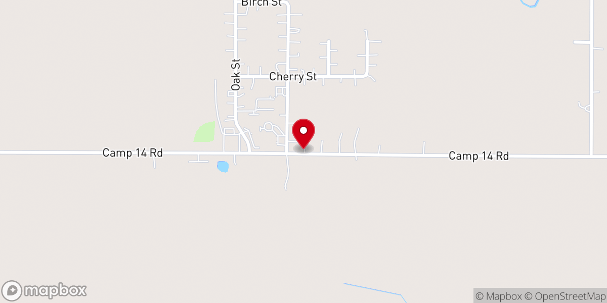Map showing location of Stockbridge Bible Church