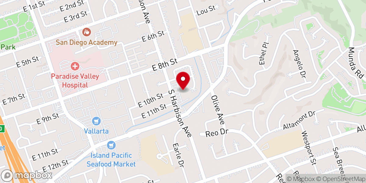 Map showing location of Iglesia Fuente Divina Asambleas de Dios