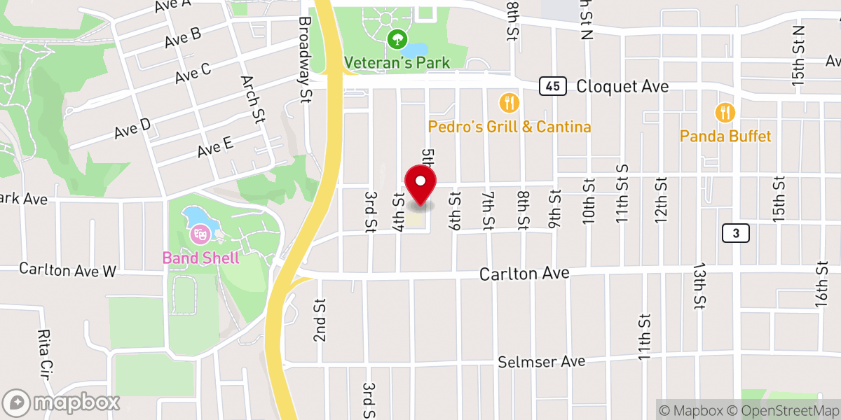 Map showing location of Mater Dei Apostolate