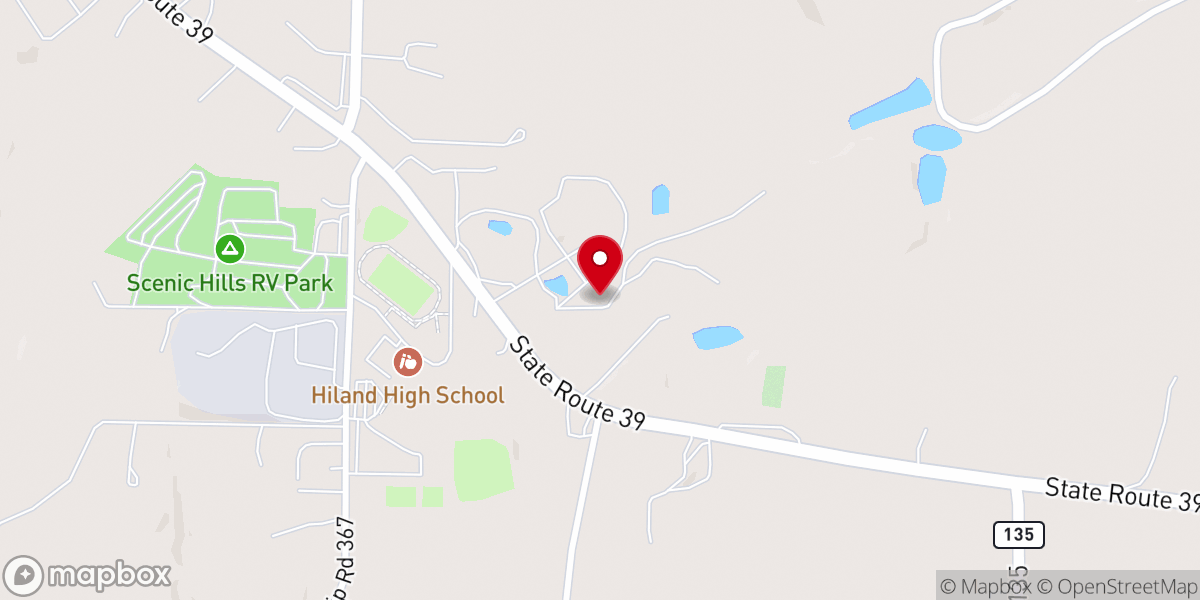 Map showing location of Tis the Season