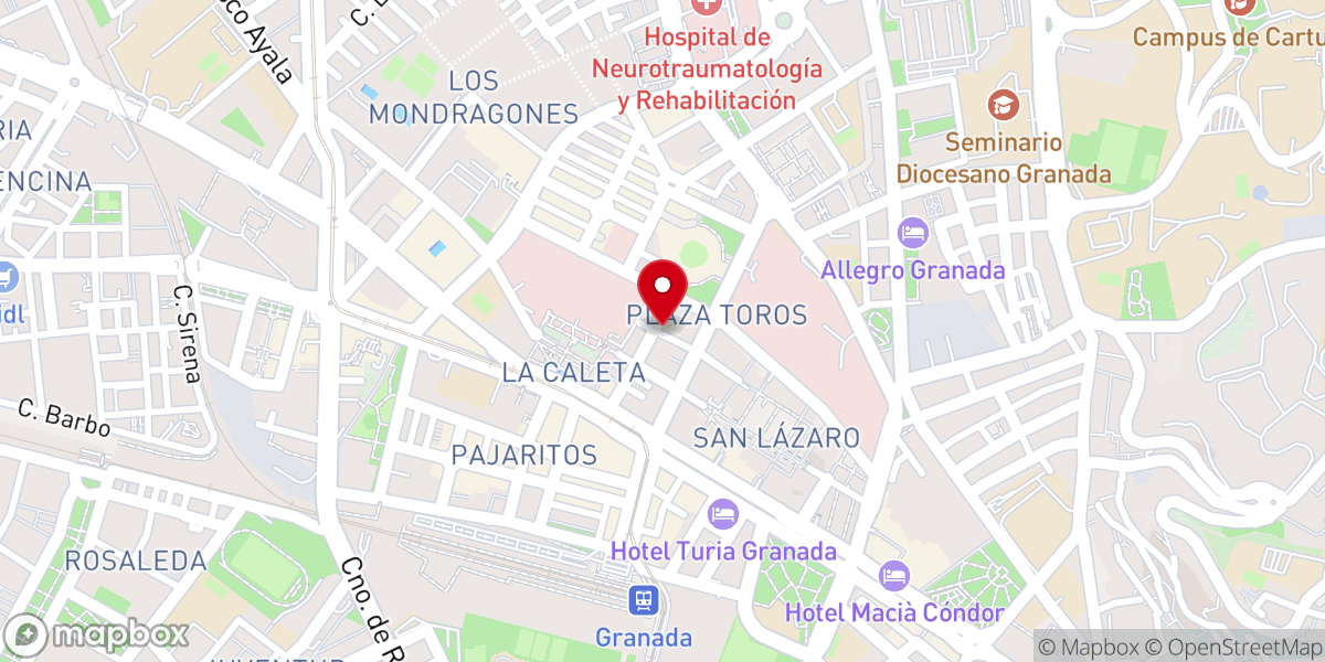 Map showing location of Parroquia de San Agustín