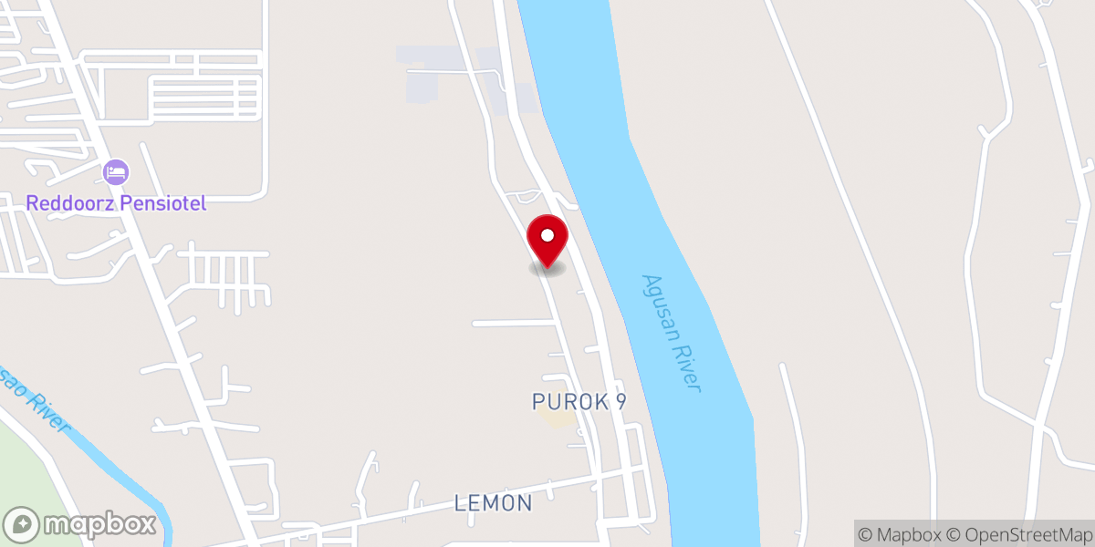 Map showing location of United Baptist Bible Believers Church