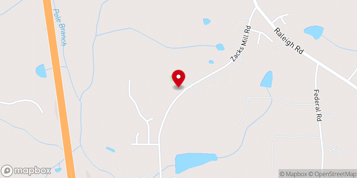 Map showing location of Barbourtown Church of God @ North Benson