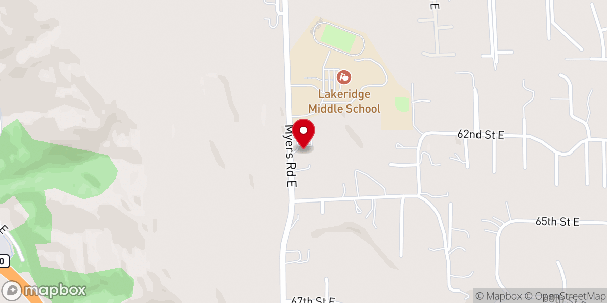 Map showing location of First Pentecostal Church