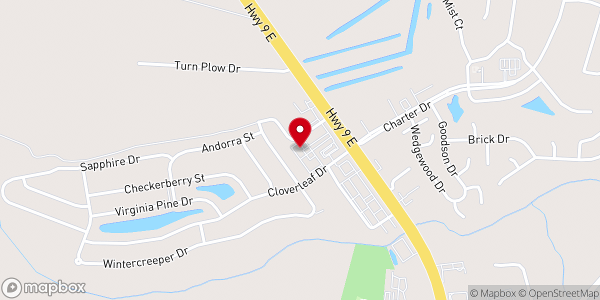 Map showing location of Restoration Church NMB