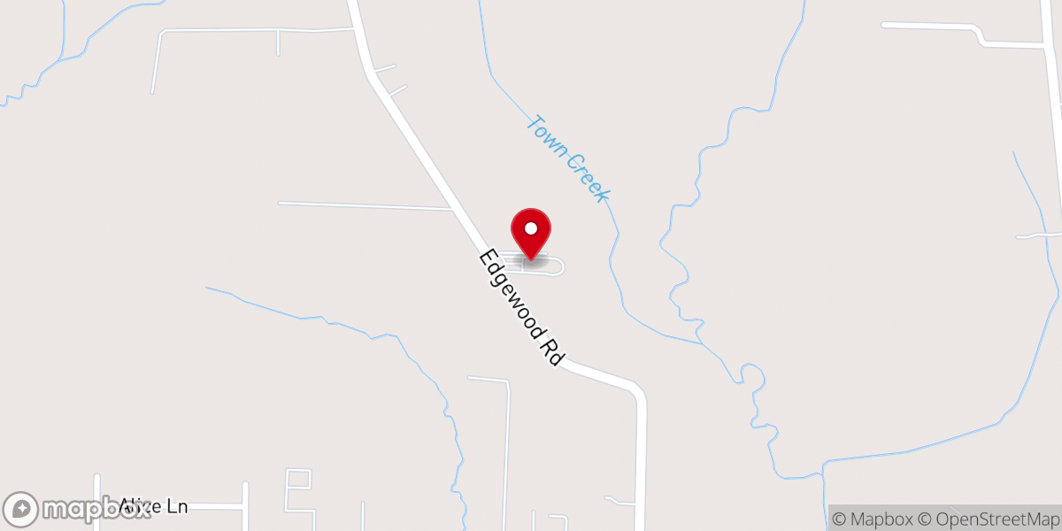 Map showing location of First Union Baptist Church