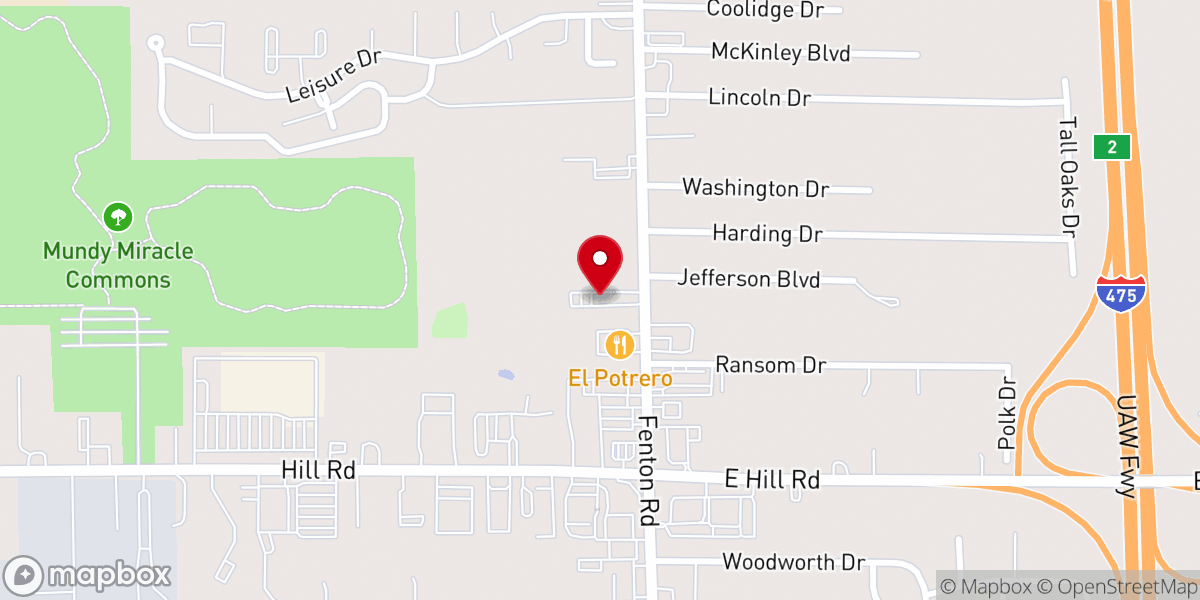 Map showing location of Lighthouse Baptist Church