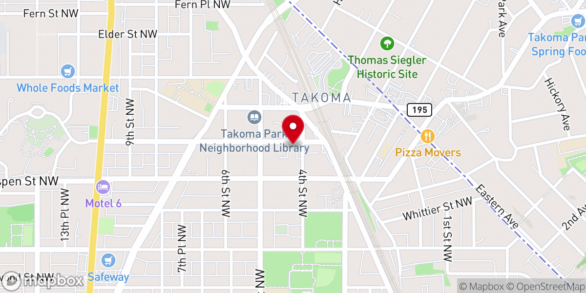 Map showing location of New Testament Church