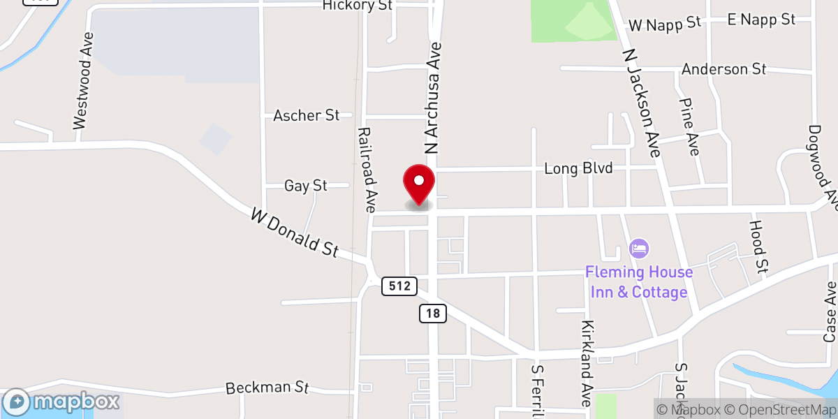 Map showing location of Court Programs Inc