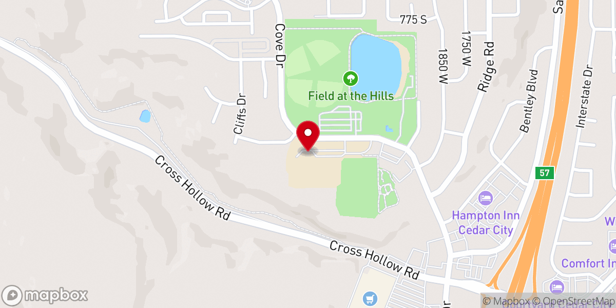 Map showing location of Zion Apostolic Church