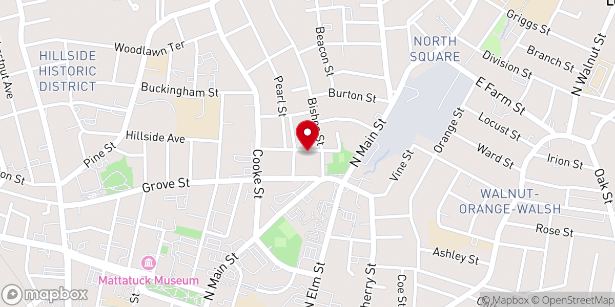 Map showing location of Refuge Church of Christ