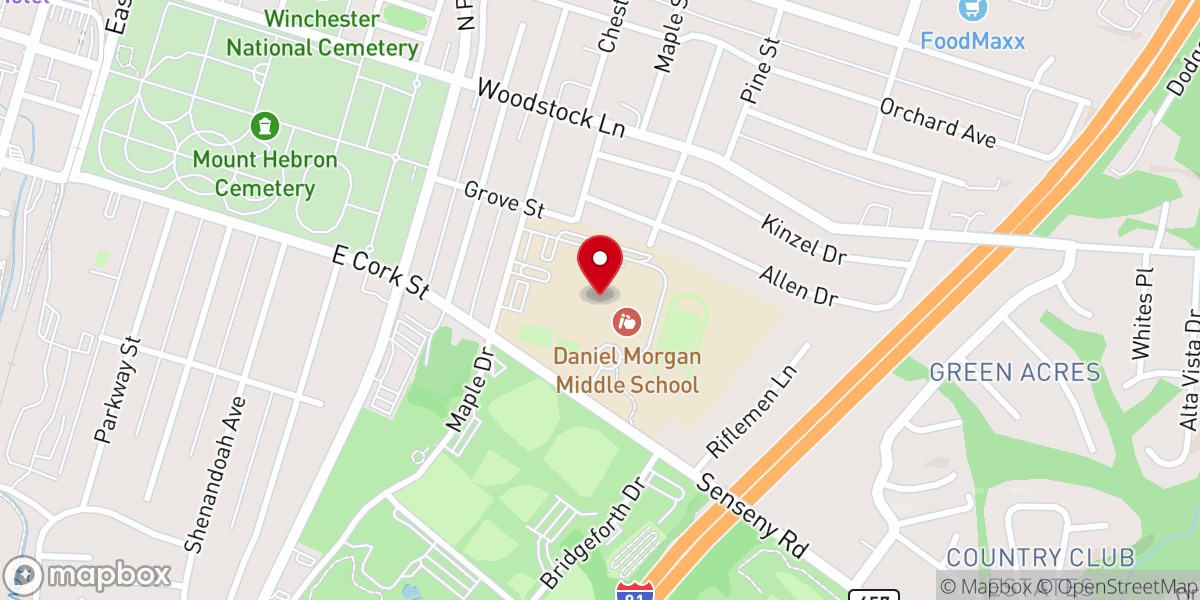 Map showing location of Lifehouse Shenandoah