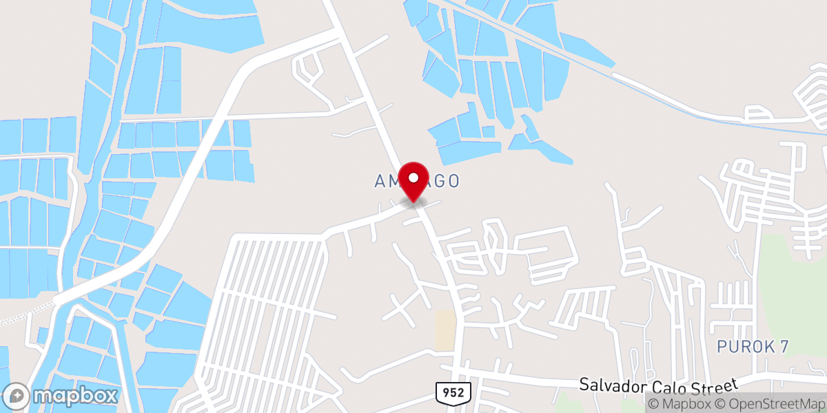 Map showing location of Ambago, Born Again Christian Church
