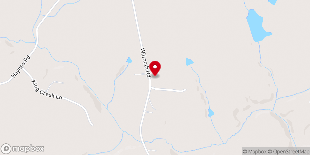 Map showing location of Church of Christ at Fairview