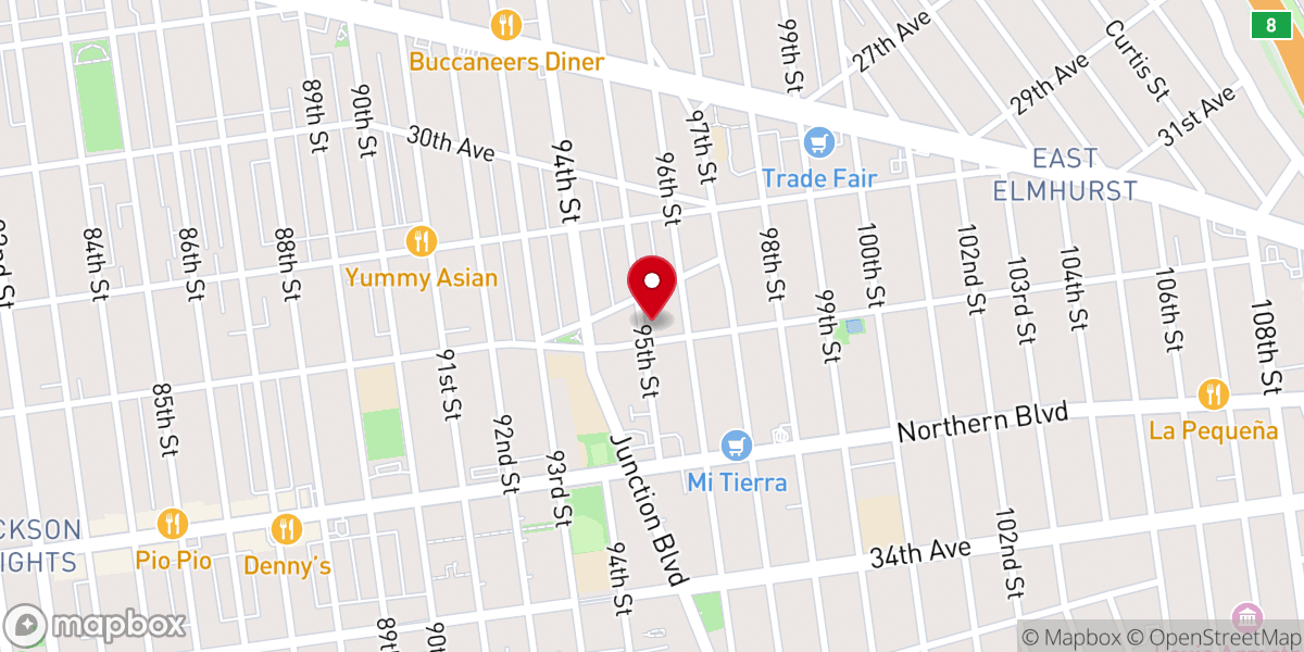 Map showing location of Iglesia Reformada de Cristo