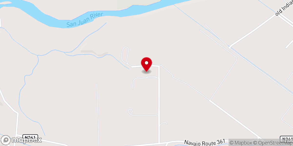 Map showing location of At the Cross Community Church