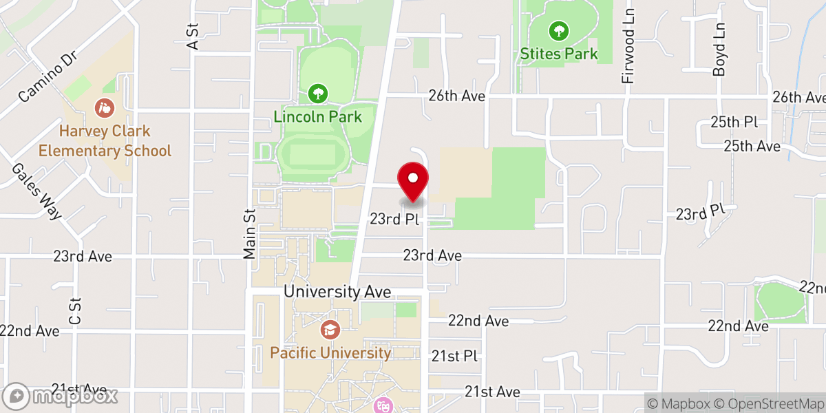 Map showing location of Iglesia Universal Cristiana